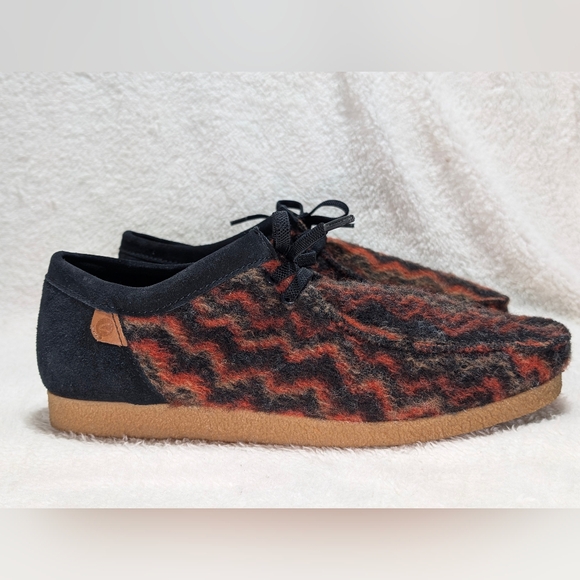 Clarks Shacre II Step Wallabee Moc Men's 12 Slip-On Aztec Cabincore - Picture 2 of 11